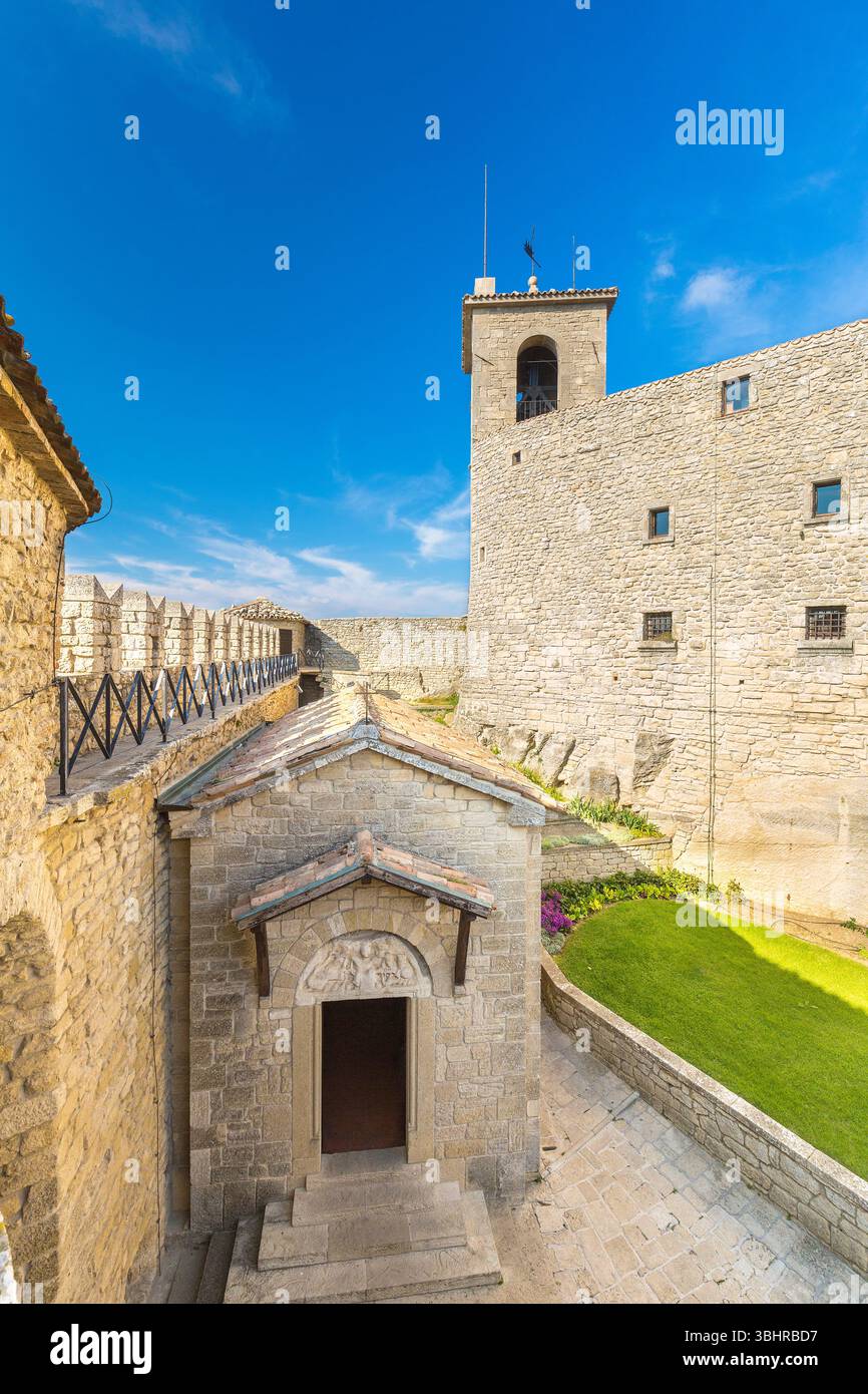 Gerger Or Rocca The little church inside of the fort Rocca Guaita or Rocca Maggiore ...