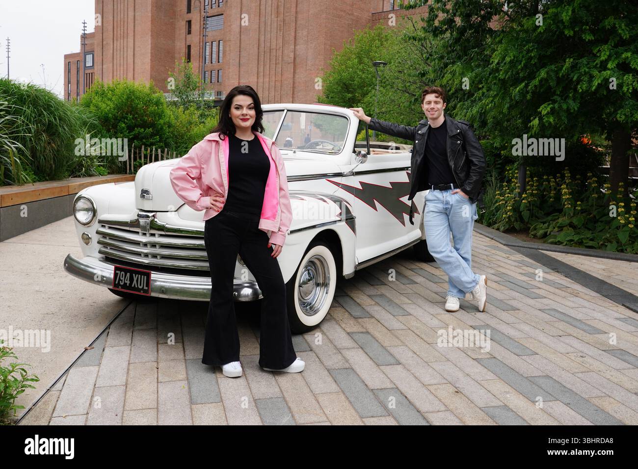 Lucy Penrose, who plays Rizzo and Liam Buckland during a photocall for ...