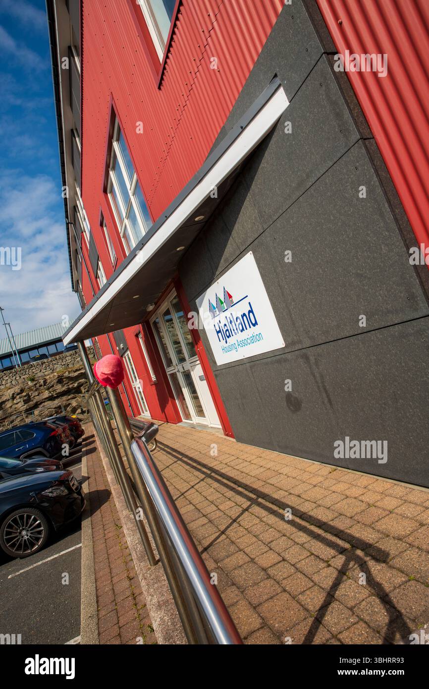 Hjaltland Housing Association offices in Lerwick, Shetland, supporting ...