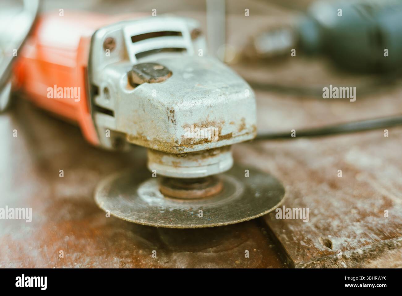 Set of tools and instruments on background. Stock Photo