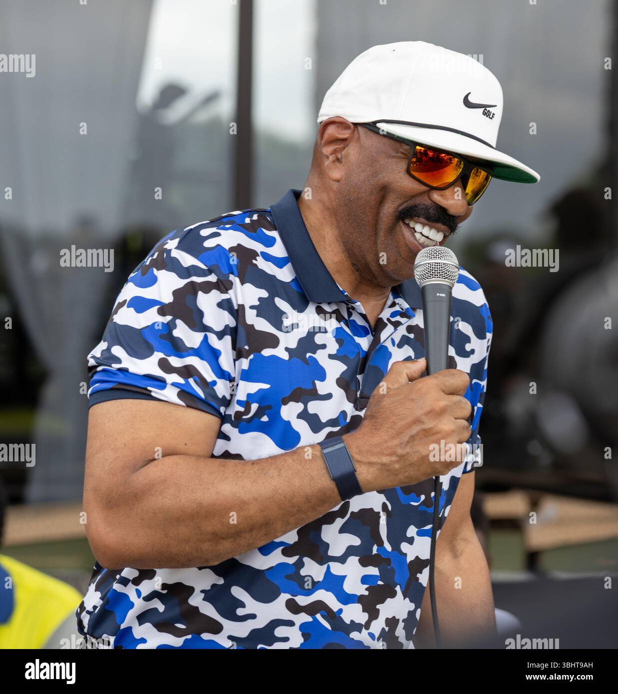 Atlanta, USA. 10th June, 2025. Steve Harvey speaks at the Annual Steve ...