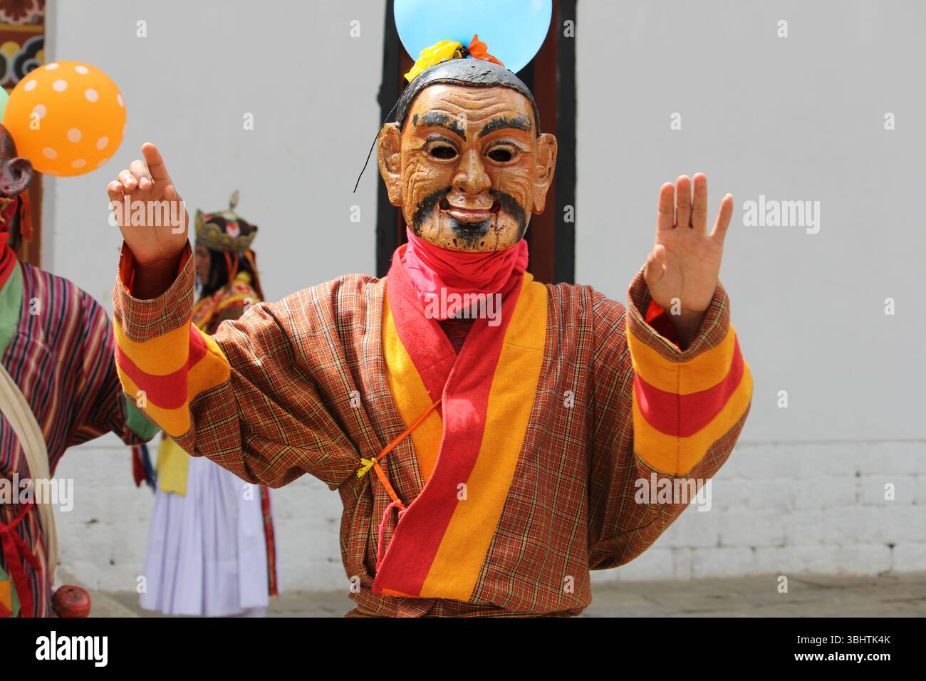 Traditional Bhutanese Culture and Mask Dance during Religious Festival ...
