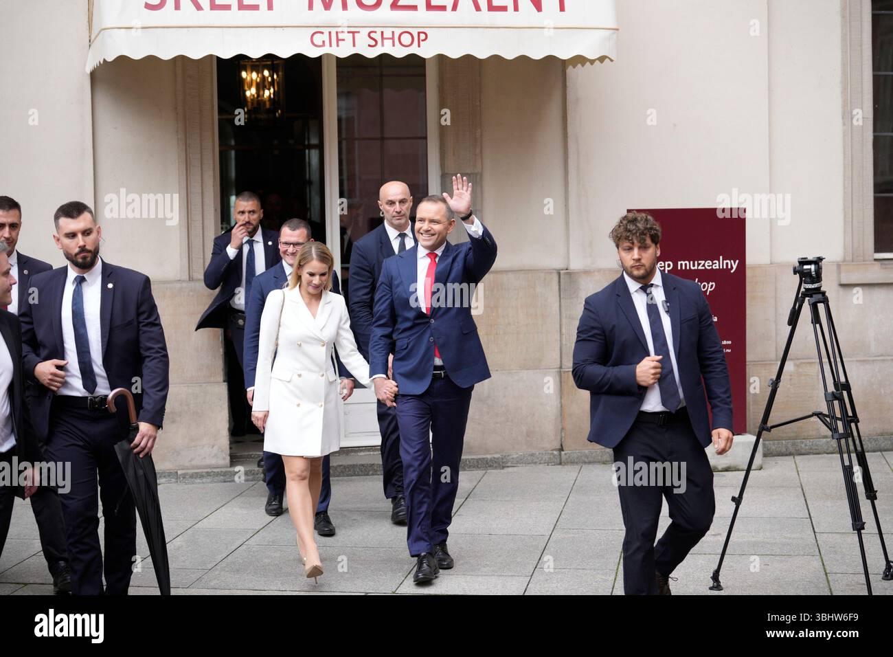 President Elect Karol Nawrocki Greet fans and supporters after hits ...