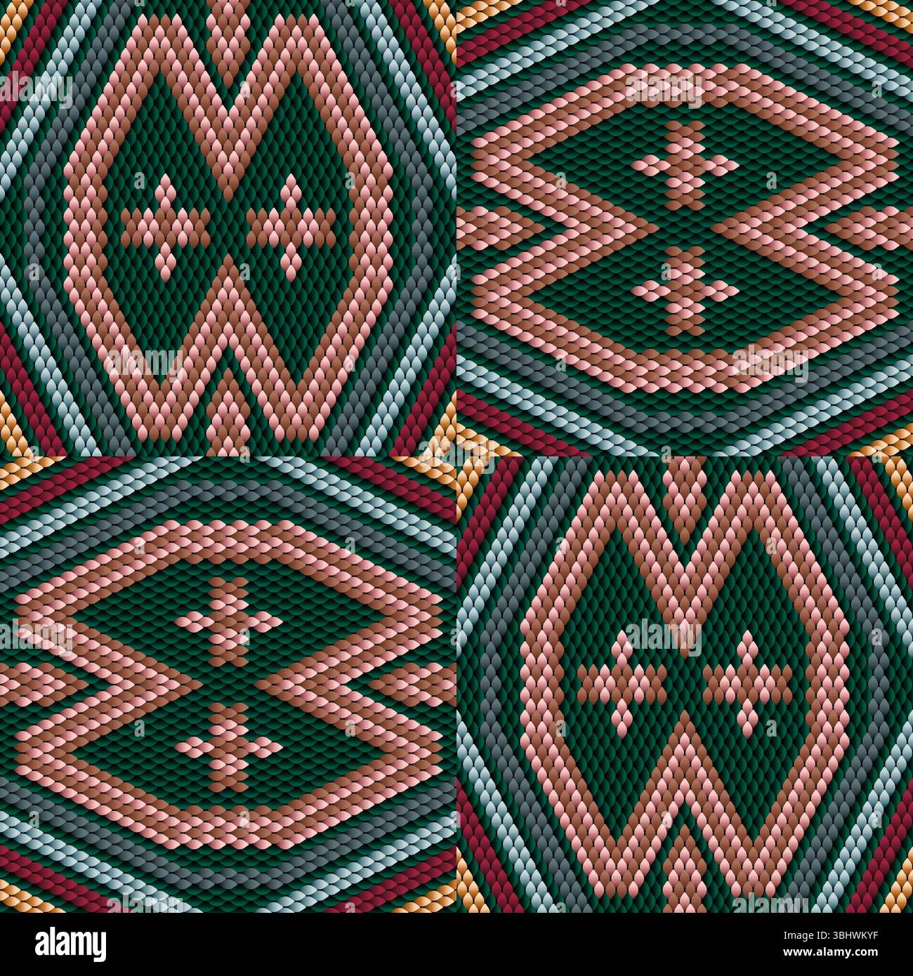 Cherokee native american patterns hi-res stock photography and images ...