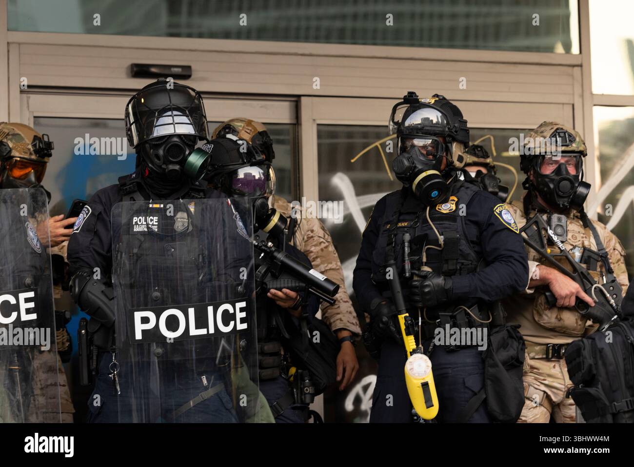 Los Angeles, California, USA - June 10, 2025: U.S. Customs and Border ...