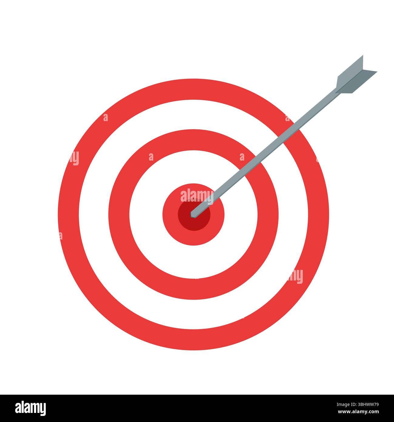 target arrow color icon flat style vector illustration Stock Vector ...