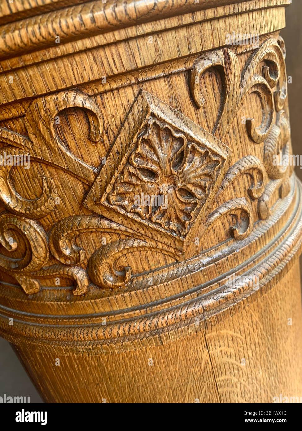 Bletchley Park Milton Keynes war time building secret location Wrens Wren Military base Navy Airforce Mansion Bombe The Ballroom wood equipment - Smartphone Captured Stock Image