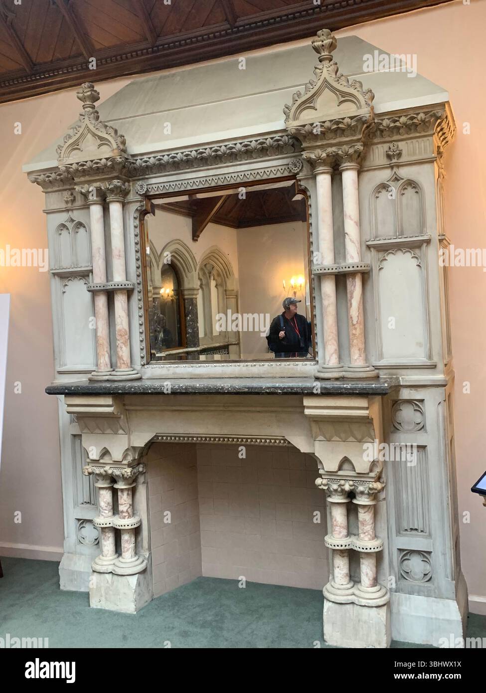 Bletchley Park house wartime offices secret place hidden Milton Keynes The Bombe famous military soldiers Navy Army Airforce imitation game film - Smartphone Captured Stock Image