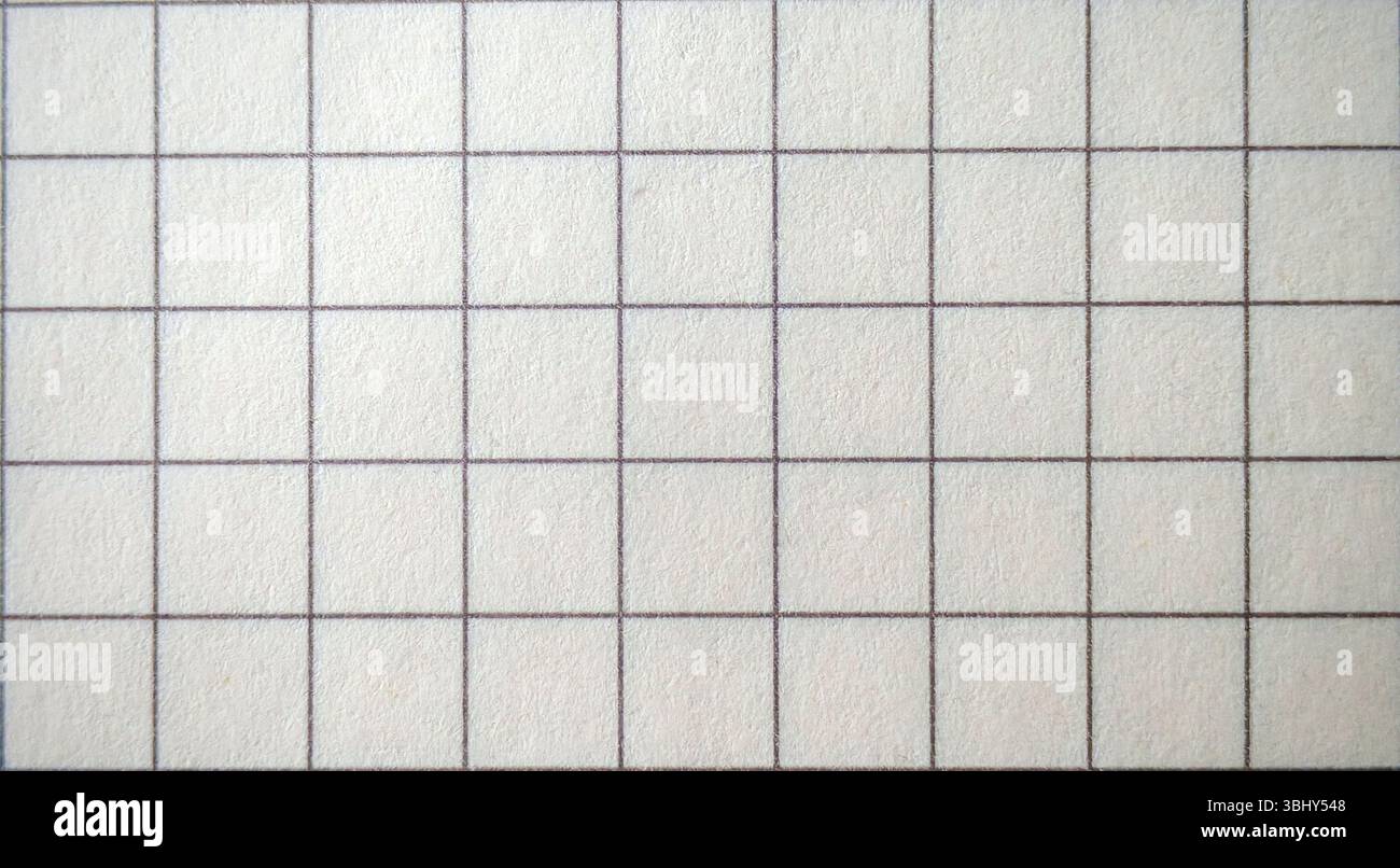 Seamless checkered paper background white and black Stock Photo