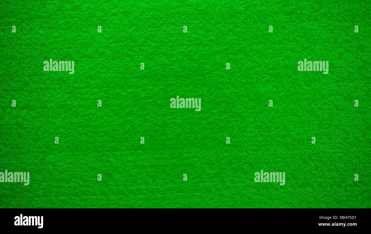 Vibrant green Felt Surface Close-Up Stock Photo