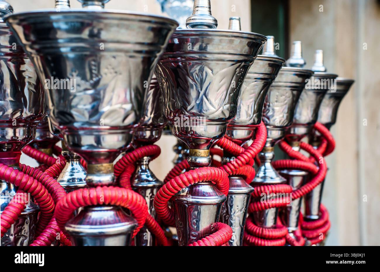 traditional arabic shisha pipes hookah Stock Photo - Alamy