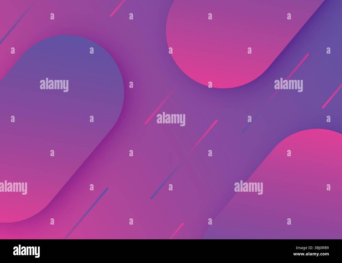 Trendy geometric purple background with abstract dynamic shapes ...