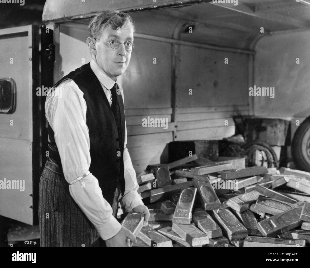 Actor Alec Guinness in the movie The Lavender Hill Mob, UK 1951 Stock ...