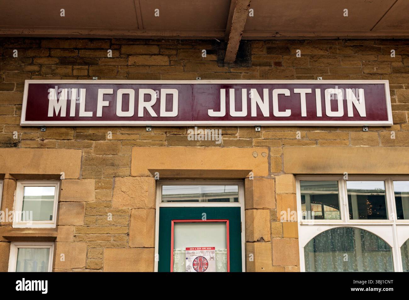 Milford Junction sign at Carnforth railway station Stock Photo - Alamy