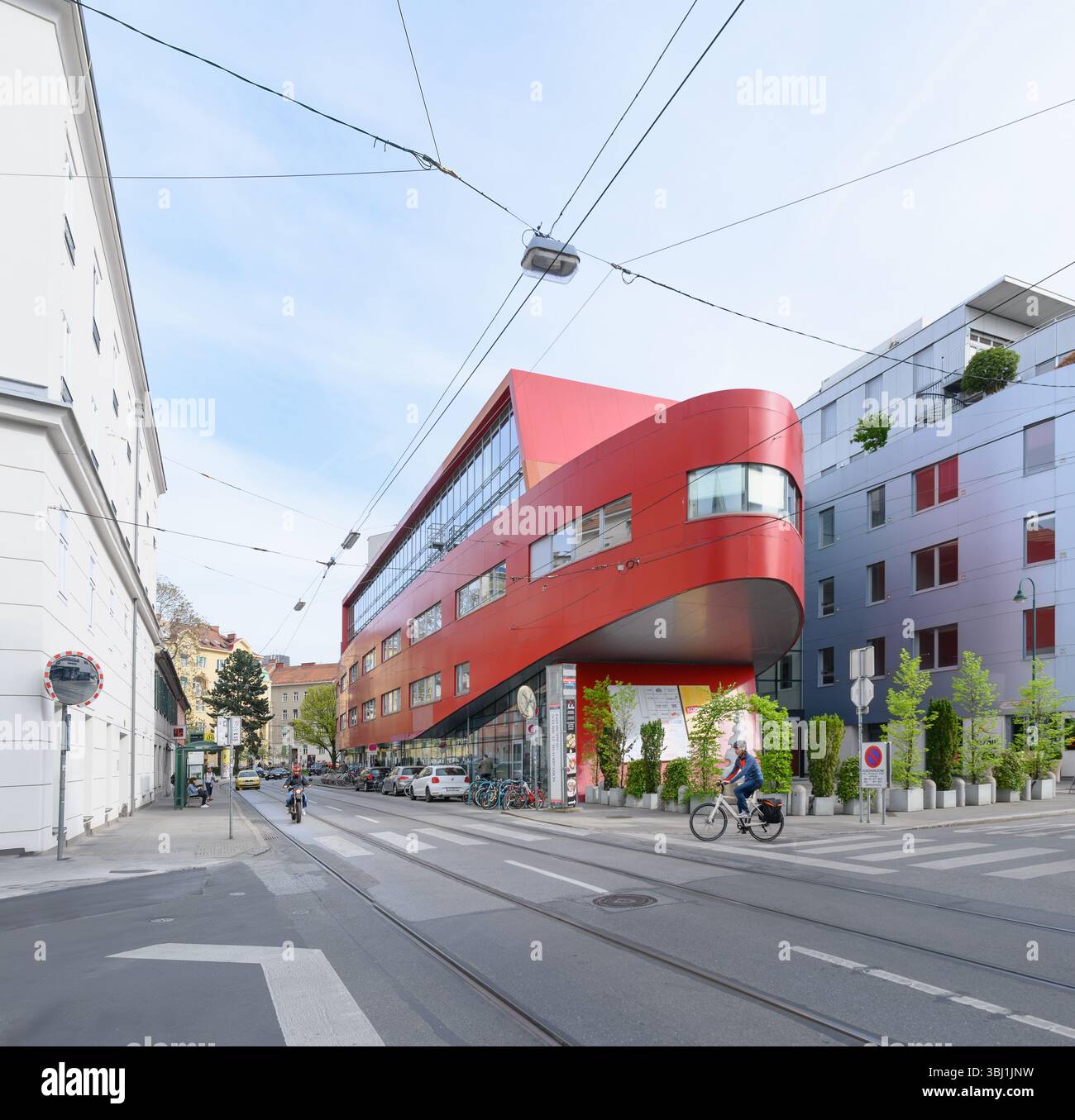 Graz, Austria - Krone center by bkp Architektur Stock Photo