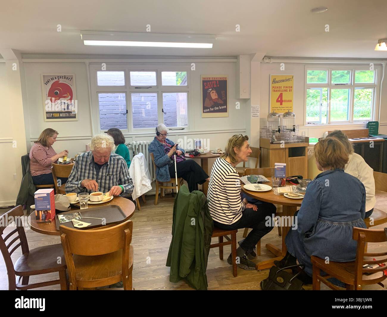 Bletchley Park house wartime offices secret place hidden Milton Keynes The Bombe famous military soldiers Navy Army Airforce imitation game film - Smartphone Captured Stock Image