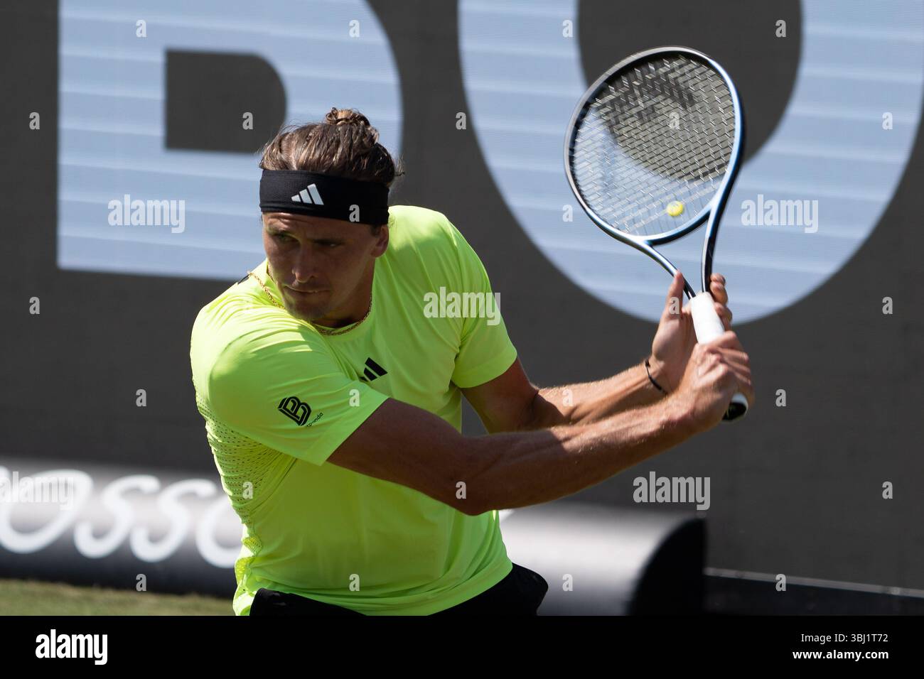 Alexander Zverev Aktion, Rueckhand, Alexander Zverev vs. Corentin ...