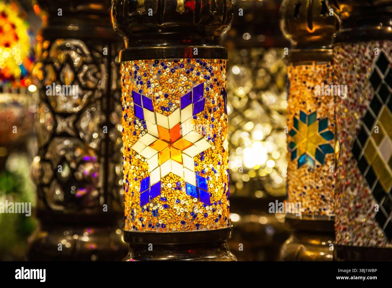 Mosaic lamps hi-res stock photography and images - Alamy