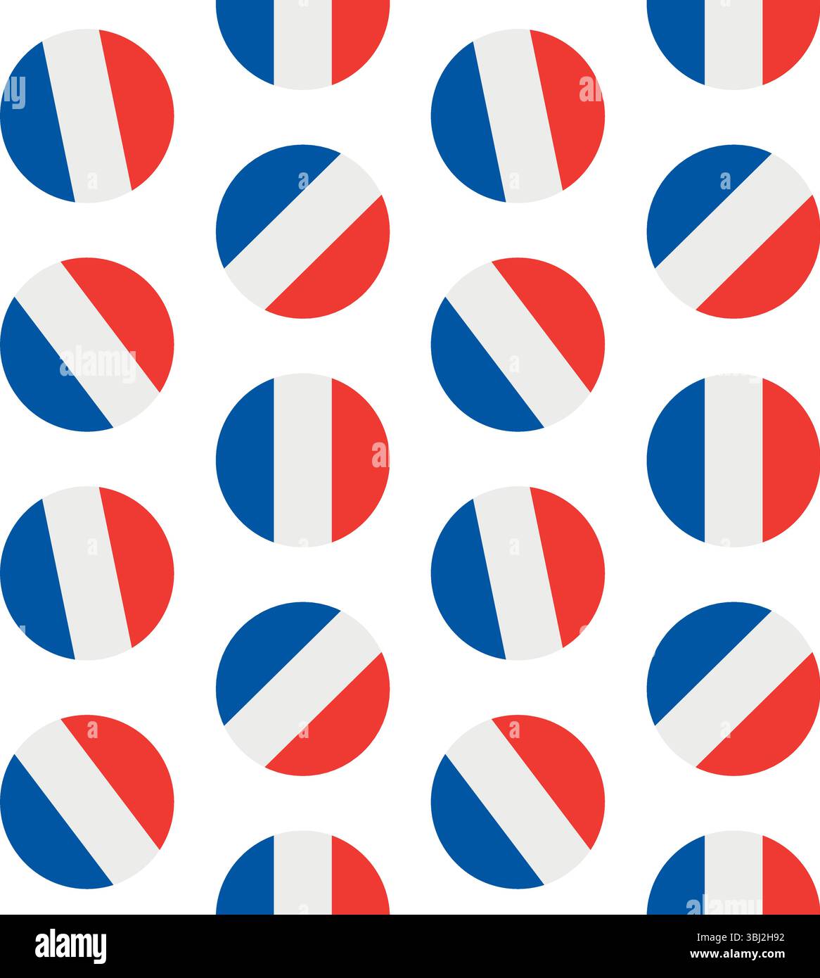Seamless french flag Cut Out Stock Images & Pictures - Alamy