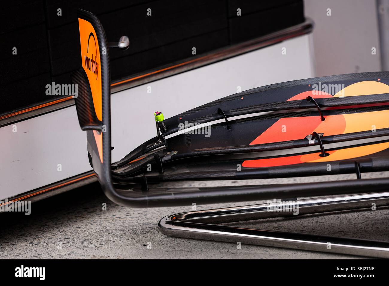McLaren F1 Team MCL39, mechanical detail front wing during the Formula ...