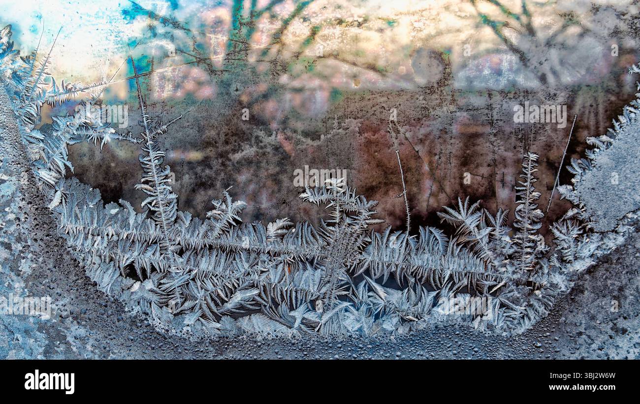Frosted Windows Stock Photo