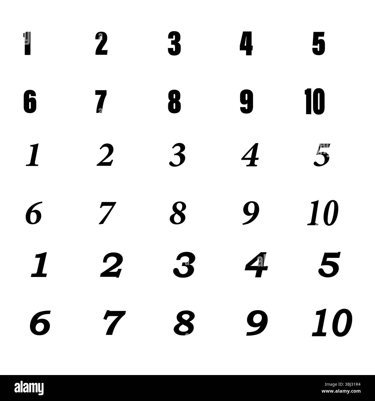Alphabet icon. Vector font collection. Italic script typeface. Stock Vector