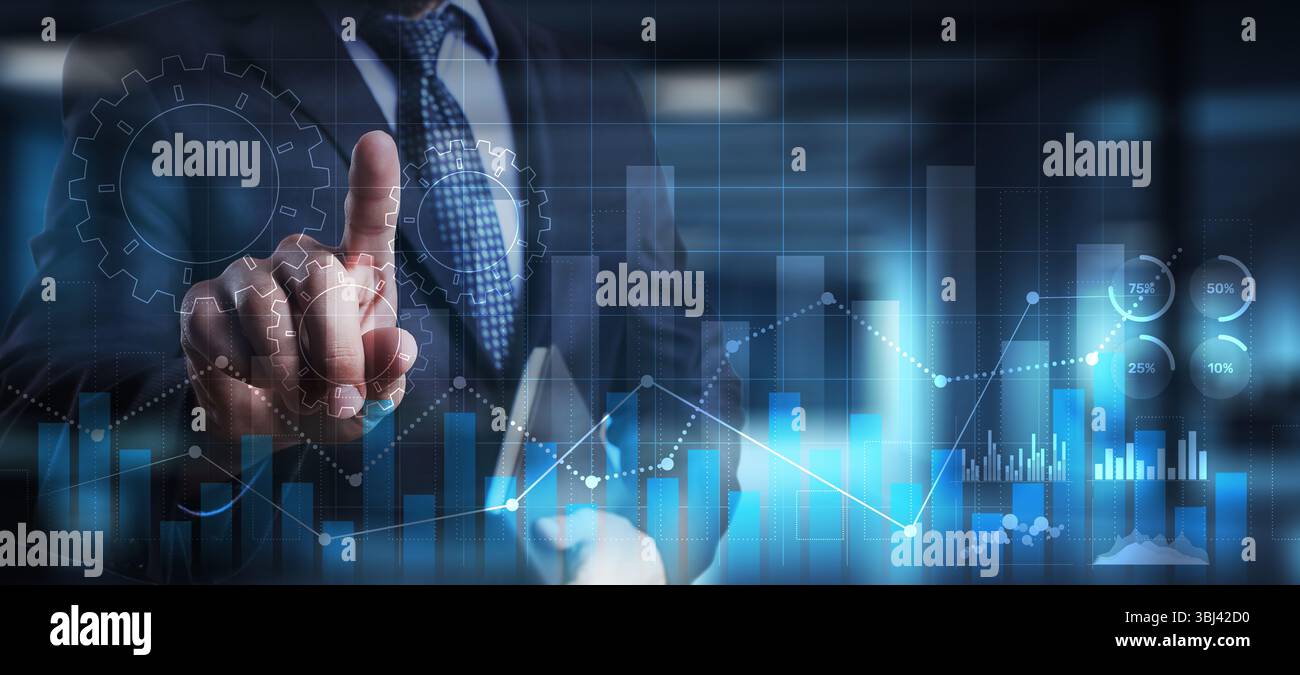 Data-Driven Decision Making and Performance Analy. Stock Photo