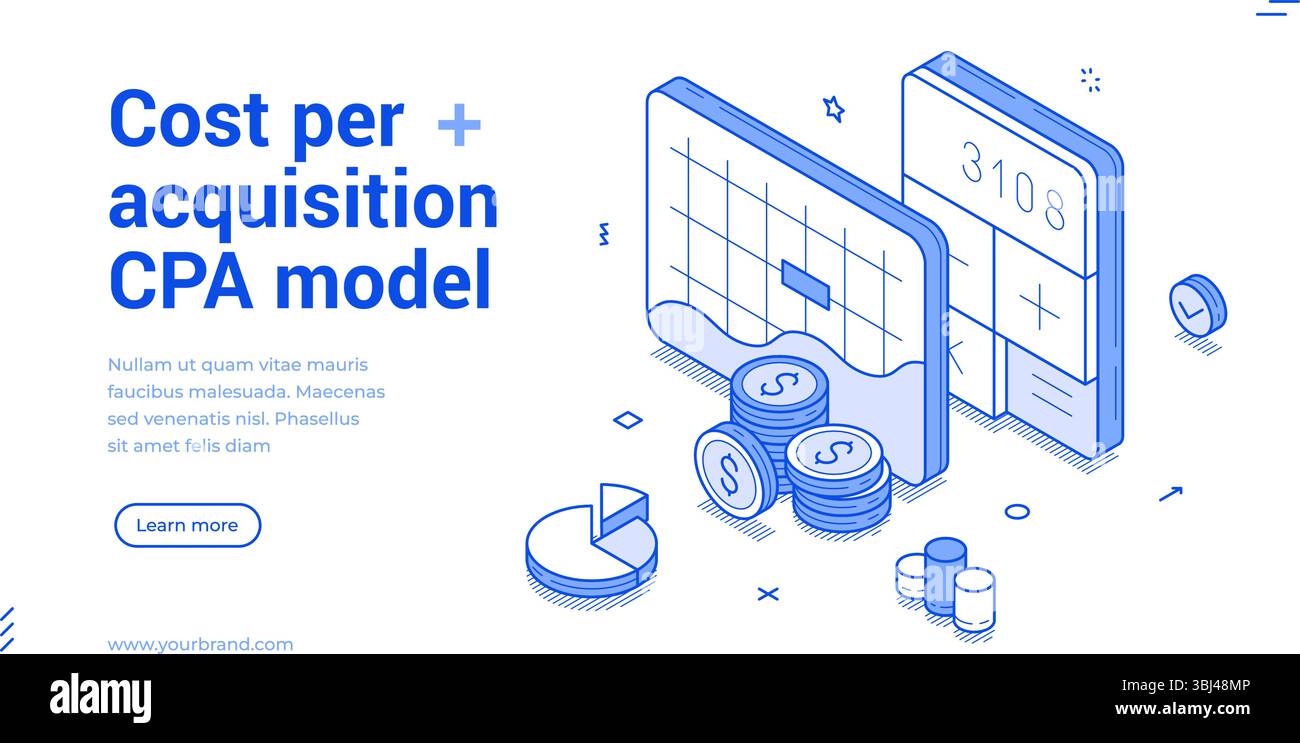 Fresh Look at Cost Per Acquisition Cpa Model Featuring Design Elements Like Charts