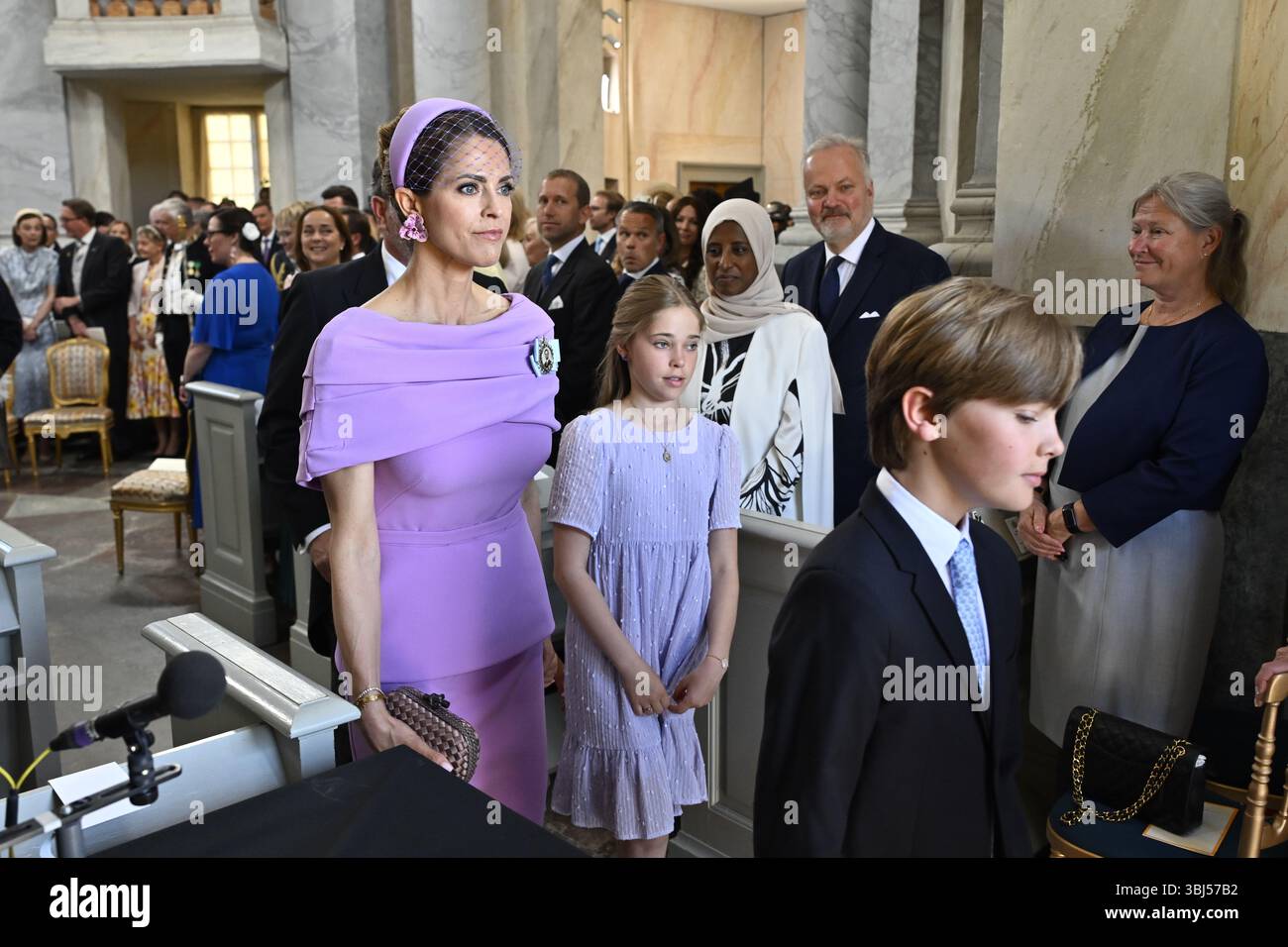 Stockholm, Sweden. 13th June, 2025. Princess Madeleine, Princess