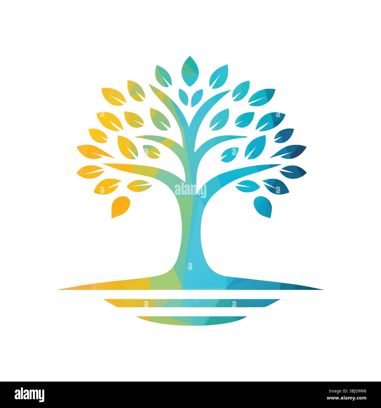 Tree Logo Design Vector Illustration Stock Vector Image & Art - Alamy