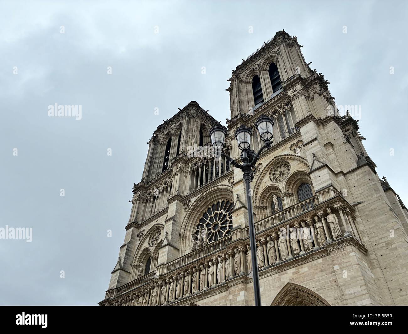 Notre Dame Cathedral Paris France - Smartphone Captured Stock Image