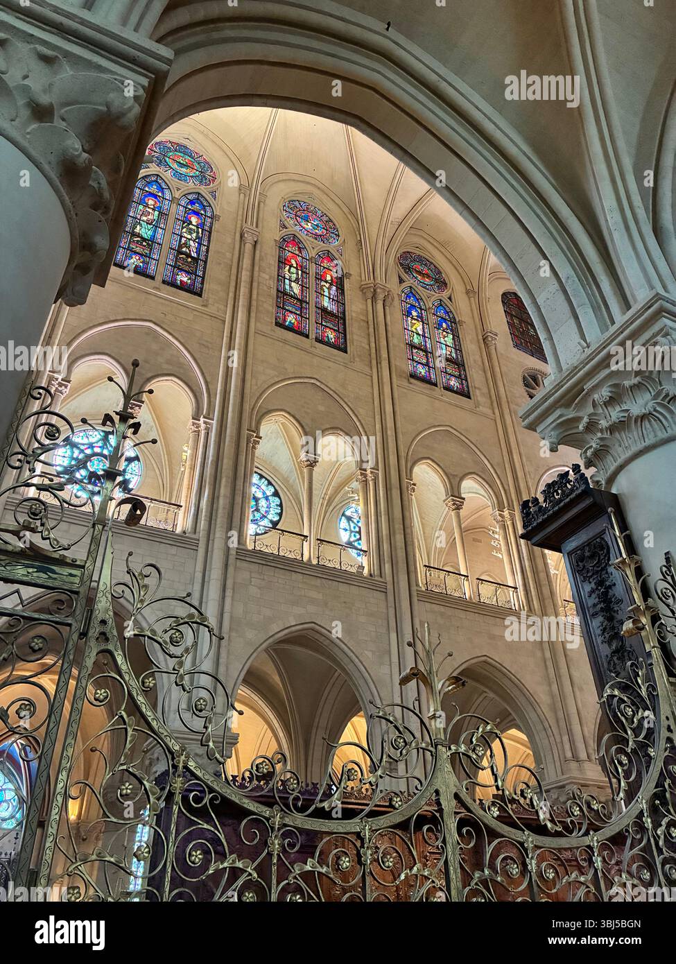 Notre Dame Cathedral Paris France - Smartphone Captured Stock Image