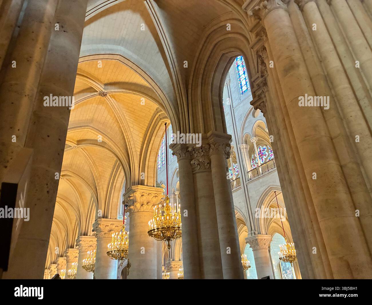 Notre Dame Cathedral Paris France - Smartphone Captured Stock Image