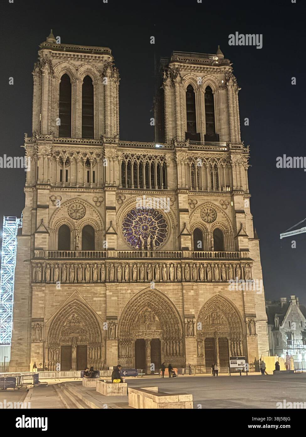 Notre Dame Cathedral Paris France - Smartphone Captured Stock Image