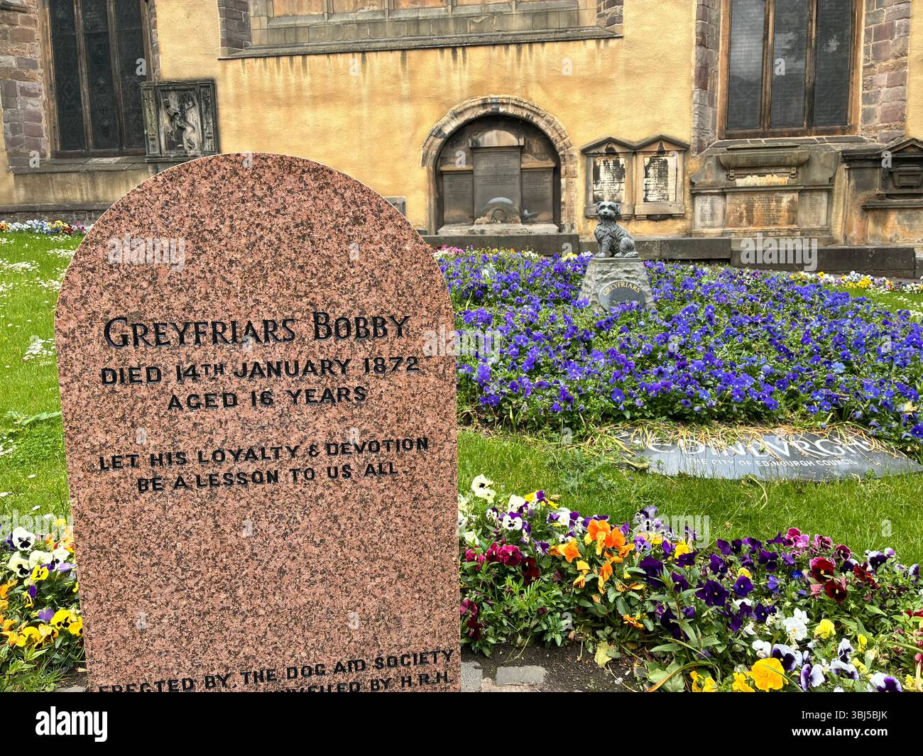Bobby memorial Edinburgh - Smartphone Captured Stock Image