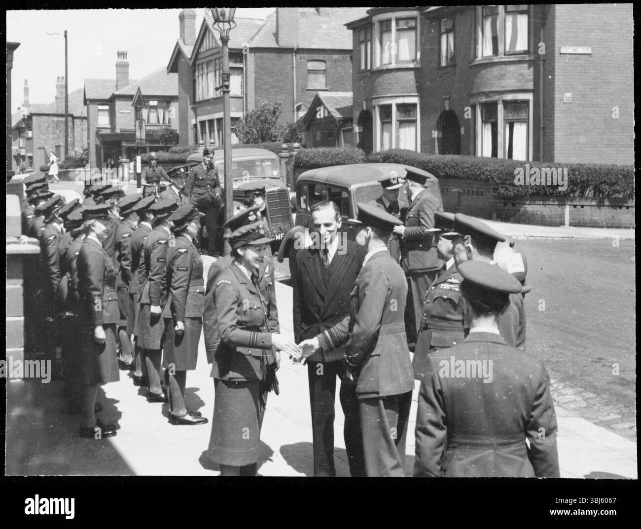 Secretary Ww2 Ripon Road, Blackpool, Lancashire, 1942. The Secretary of State for Air ...