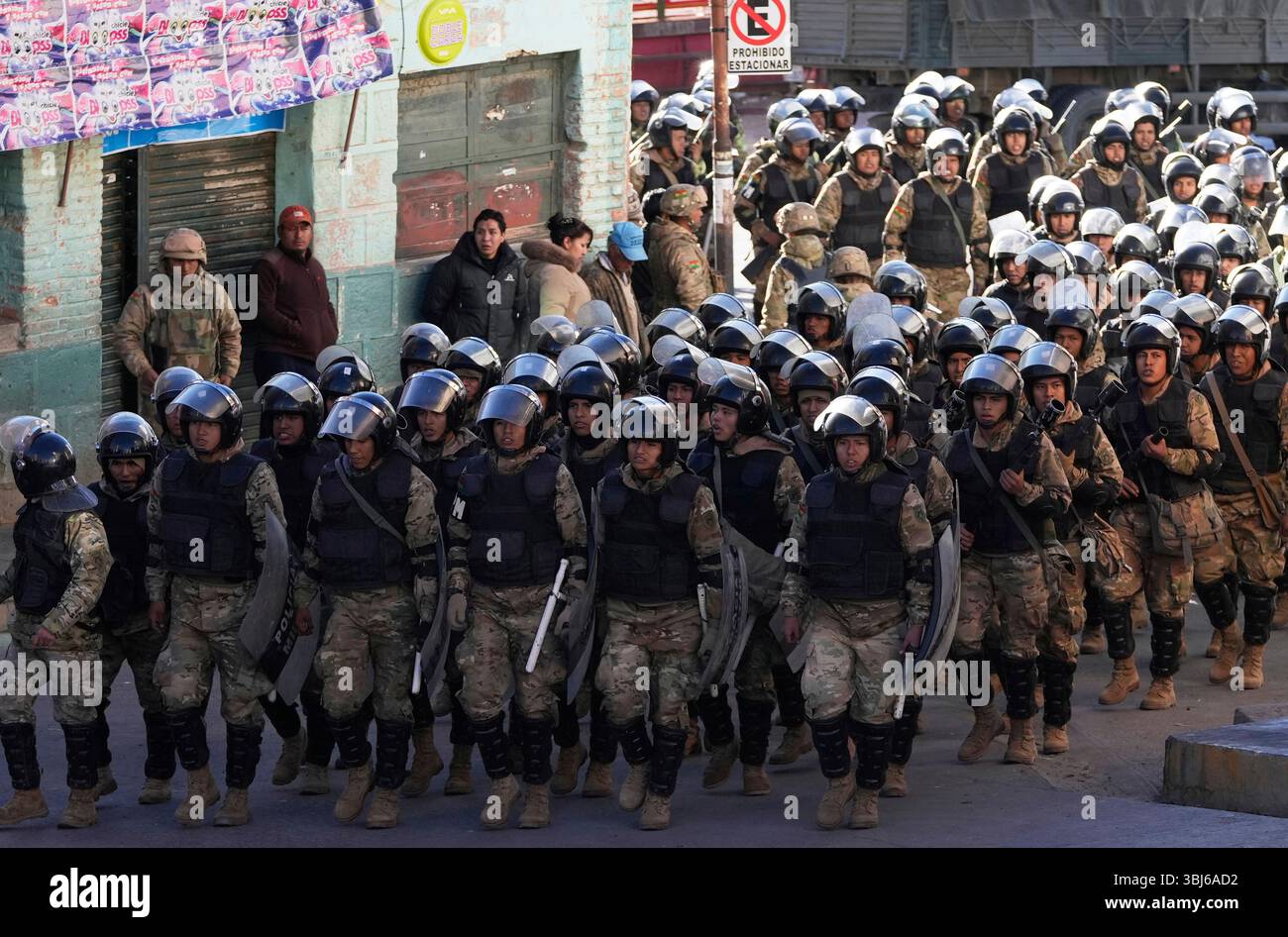 Military police patrol after days of clearing roadblocks set up by ...