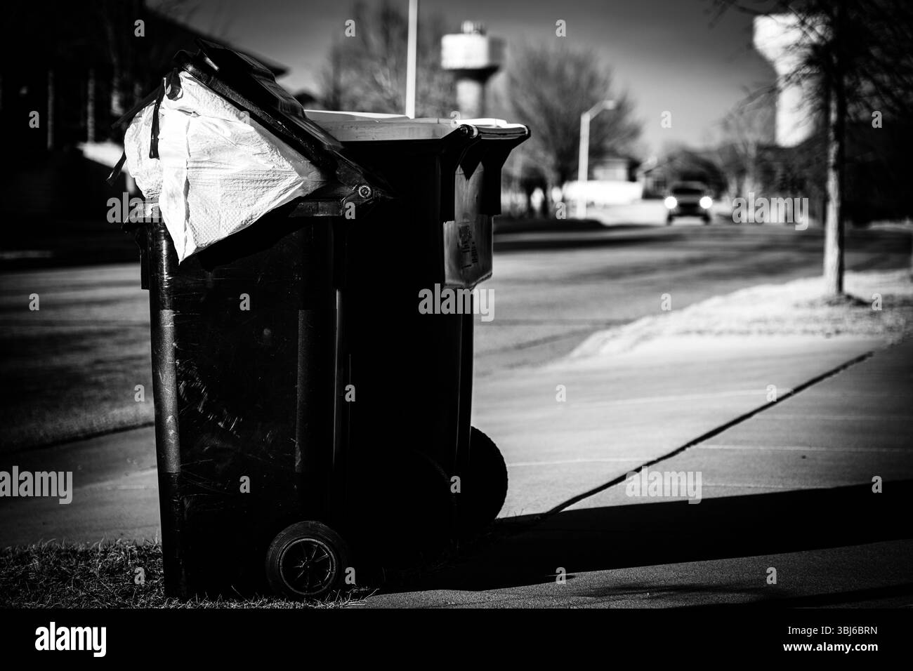 curbside-recycling-black-and-white-stock-photos-images-alamy