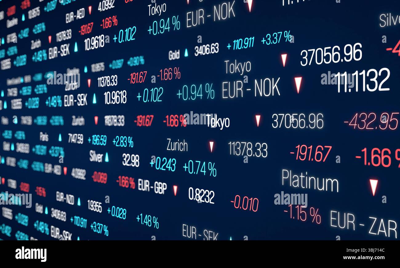 Stock market bull bear trading screen hi-res stock photography and images -  Page 5 - Alamy