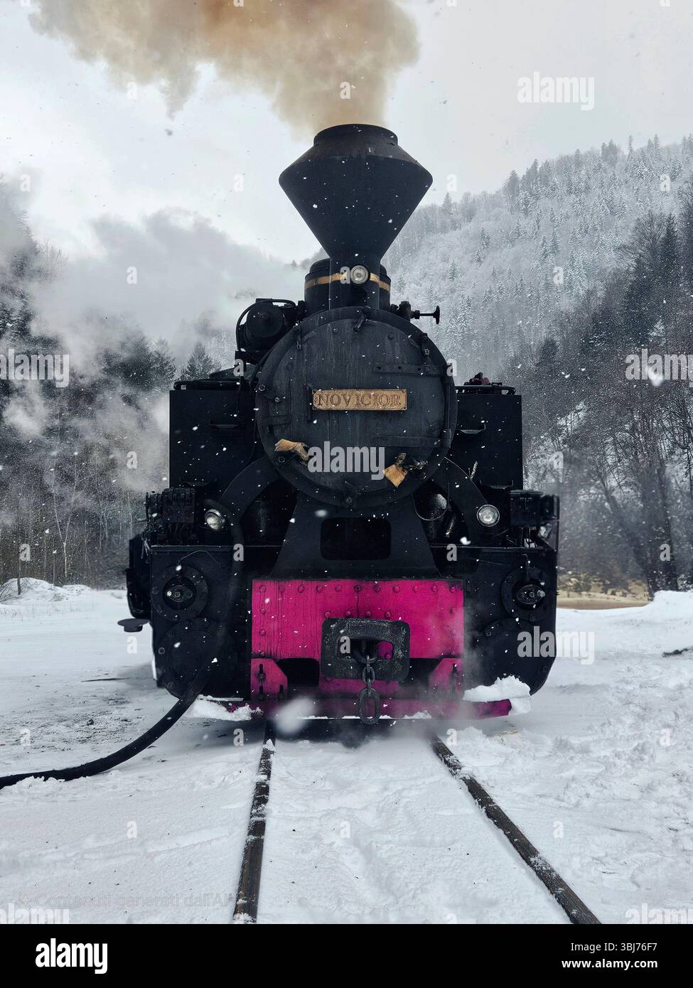 Magical winter - Smartphone Captured Stock Image