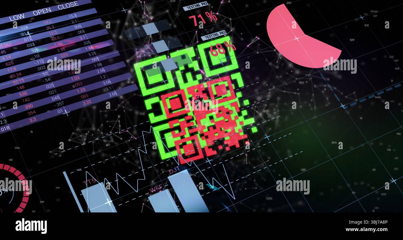 Qr Code Segmentation Holographictablet hi-res stock photography and images - Alamy