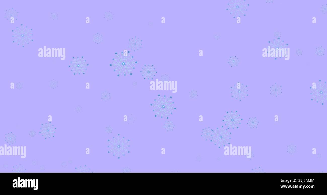Displaying light blue geometric shapes on lavender background ...