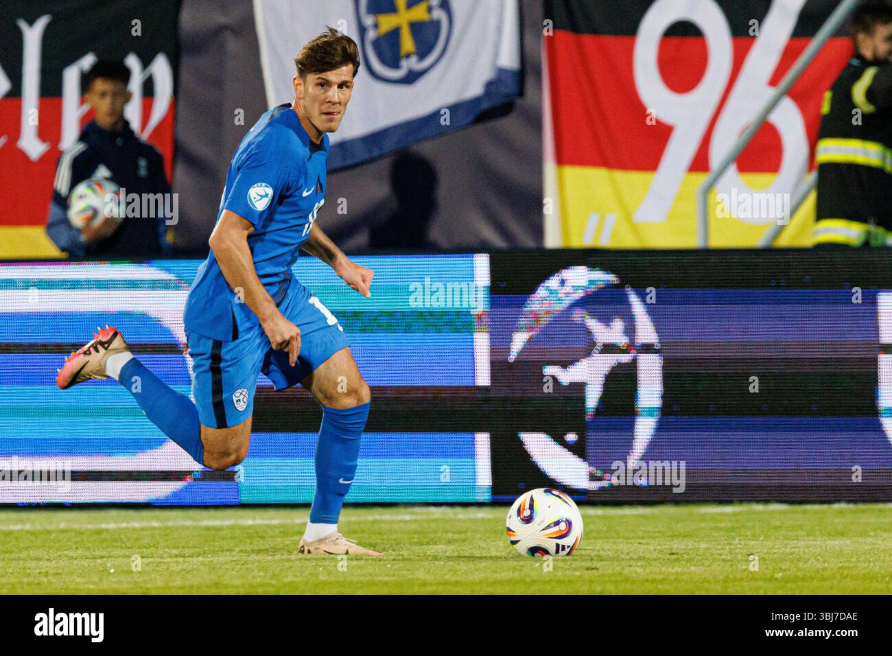 Marko Brest seen during UEFA Euro U-21 2025 game between national teams ...