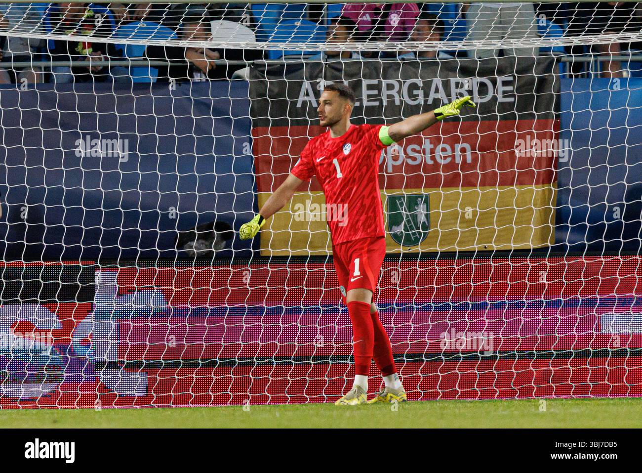 Martin Turk seen during UEFA Euro U-21 2025 game between national teams ...