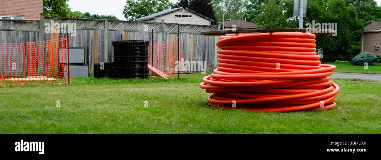 Optical fiber cable highway hi-res stock photography and images - Alamy
