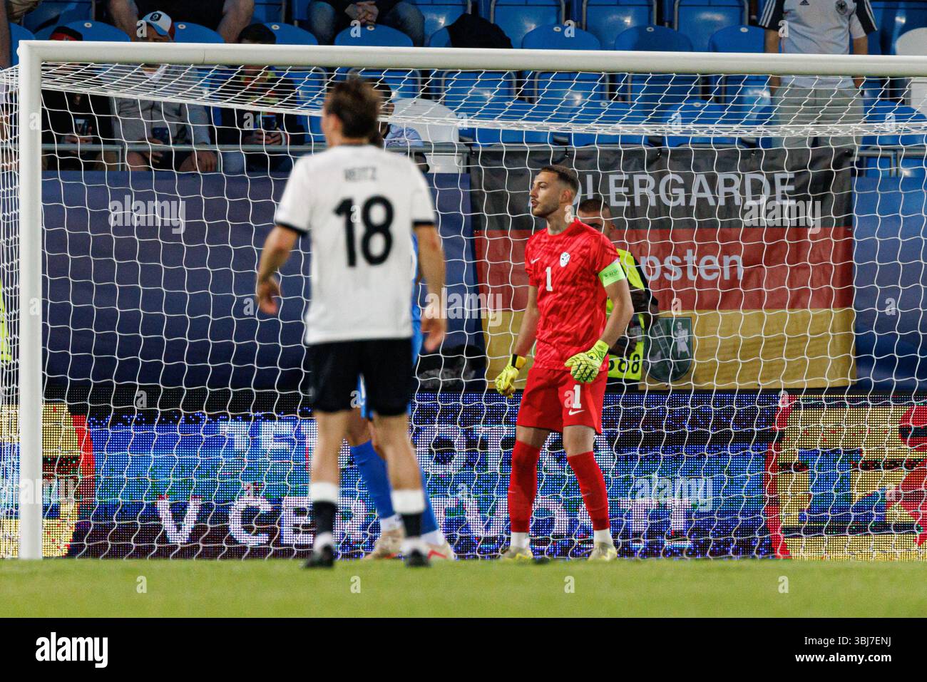 Martin Turk seen during UEFA Euro U-21 2025 game between national teams ...