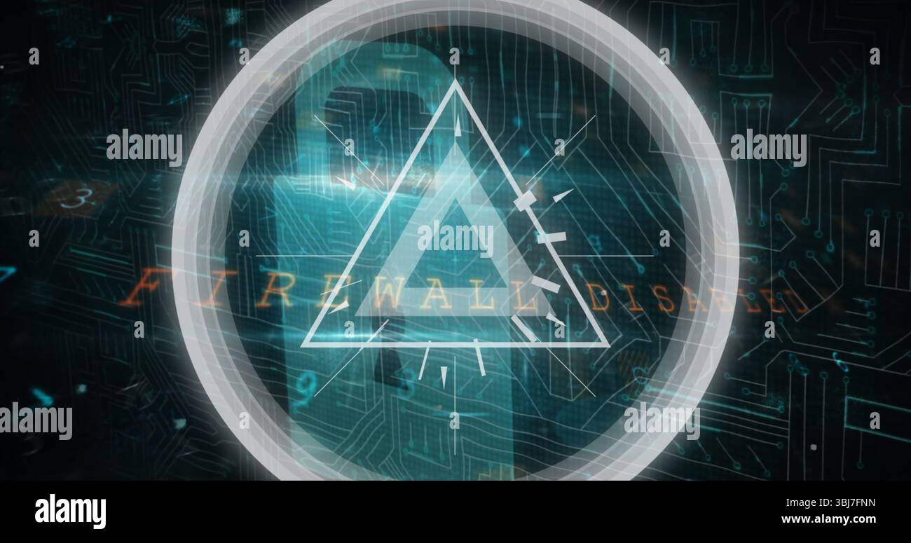 Displaying concentric ring and triangles on security dashboard with ...