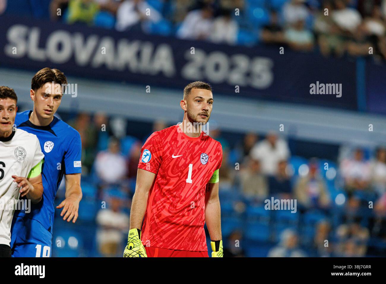 Martin Turk seen during UEFA Euro U-21 2025 game between national teams ...