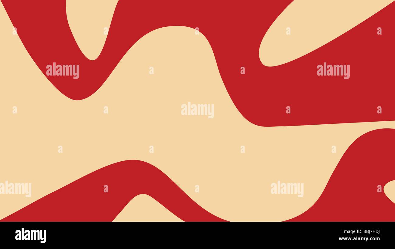 Red and beige modern abstract background Stock Vector