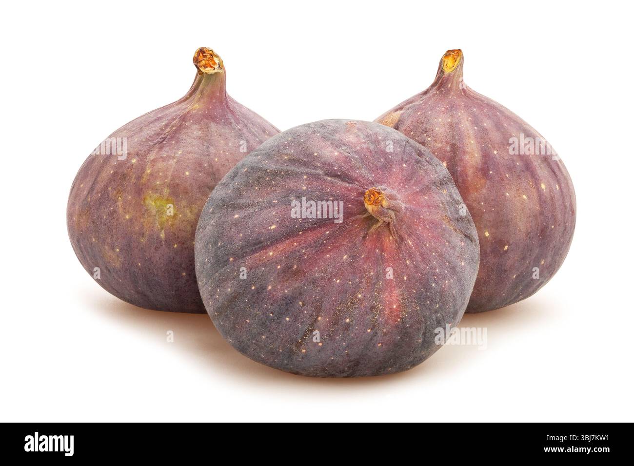 figs path isolated on white Stock Photo